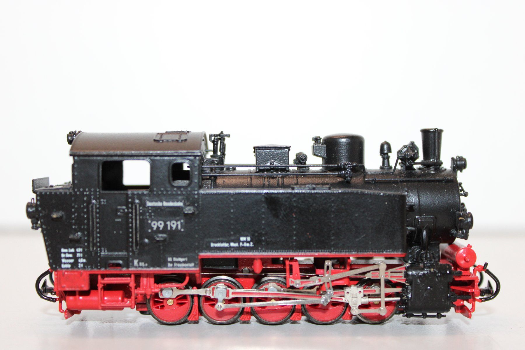 Bemo Modellini di ferrovie: Bemo 1206 863 DR Dampflok 99 191 DC H0m Metallmodell – Usato da Basel venduto da mhmarken 1