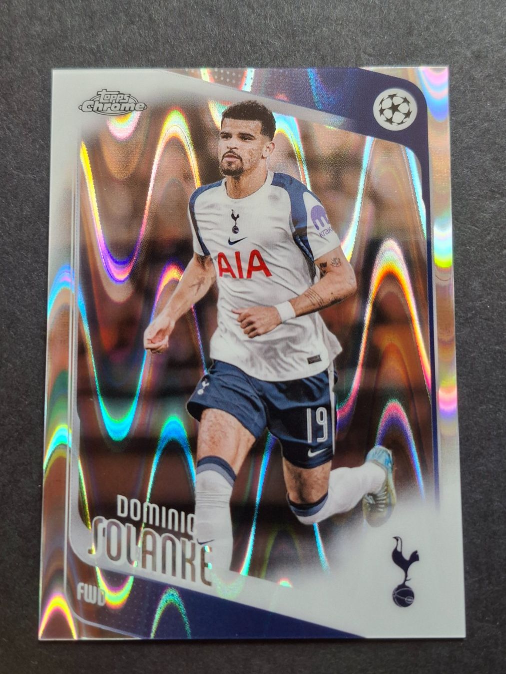 Topps Carte collezionabili: Solanke Tottenham Raywave Topps Chrome 25-26 – Usato da Olten venduto da cweb