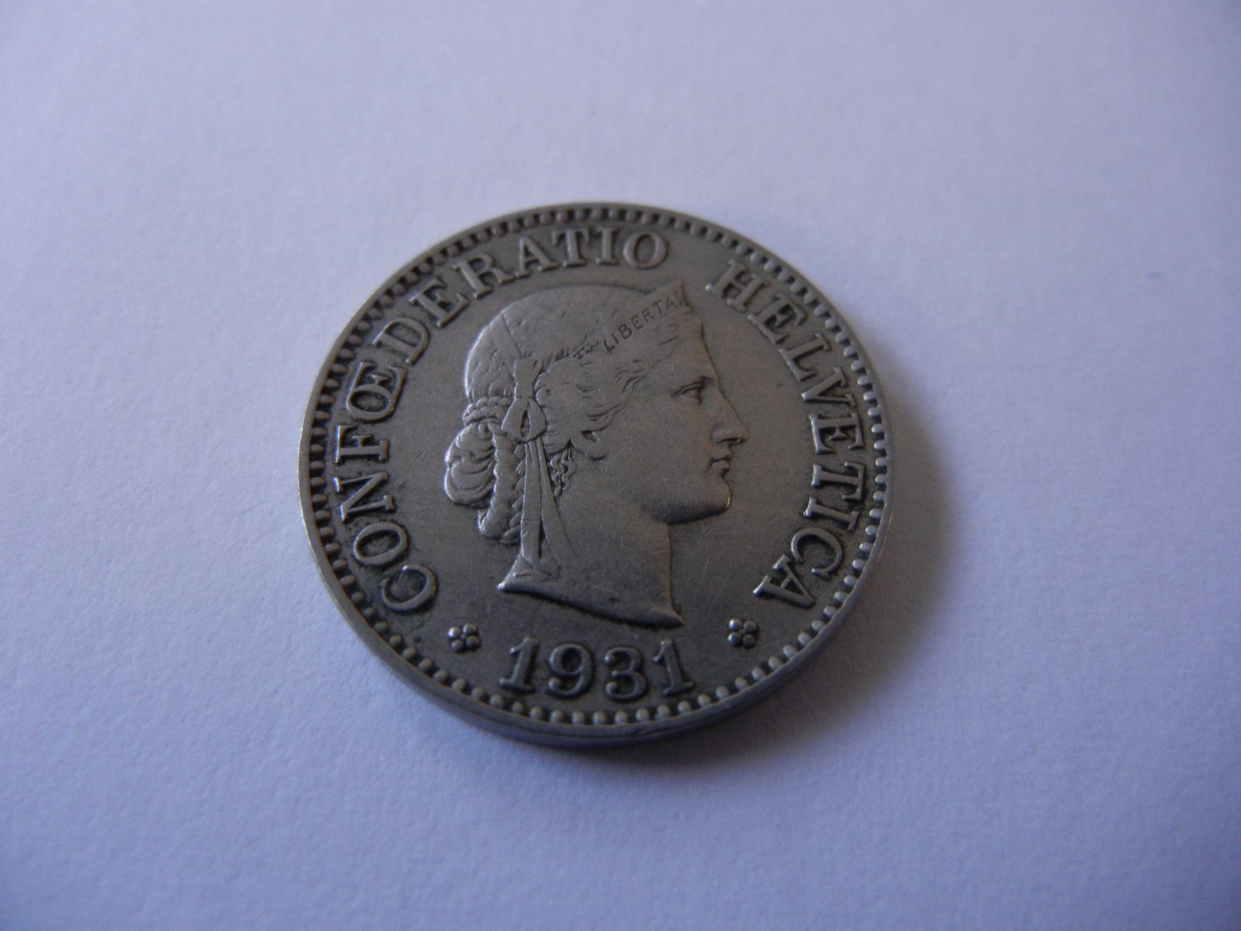 Tutti le monete: Suisse / 10 centimes 1931 – Usato da Courtelary venduto da vivi94