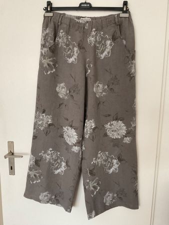 NATURALMENTE by Schweikardt 100% Leinen Hose Gr 40/42 Taupe