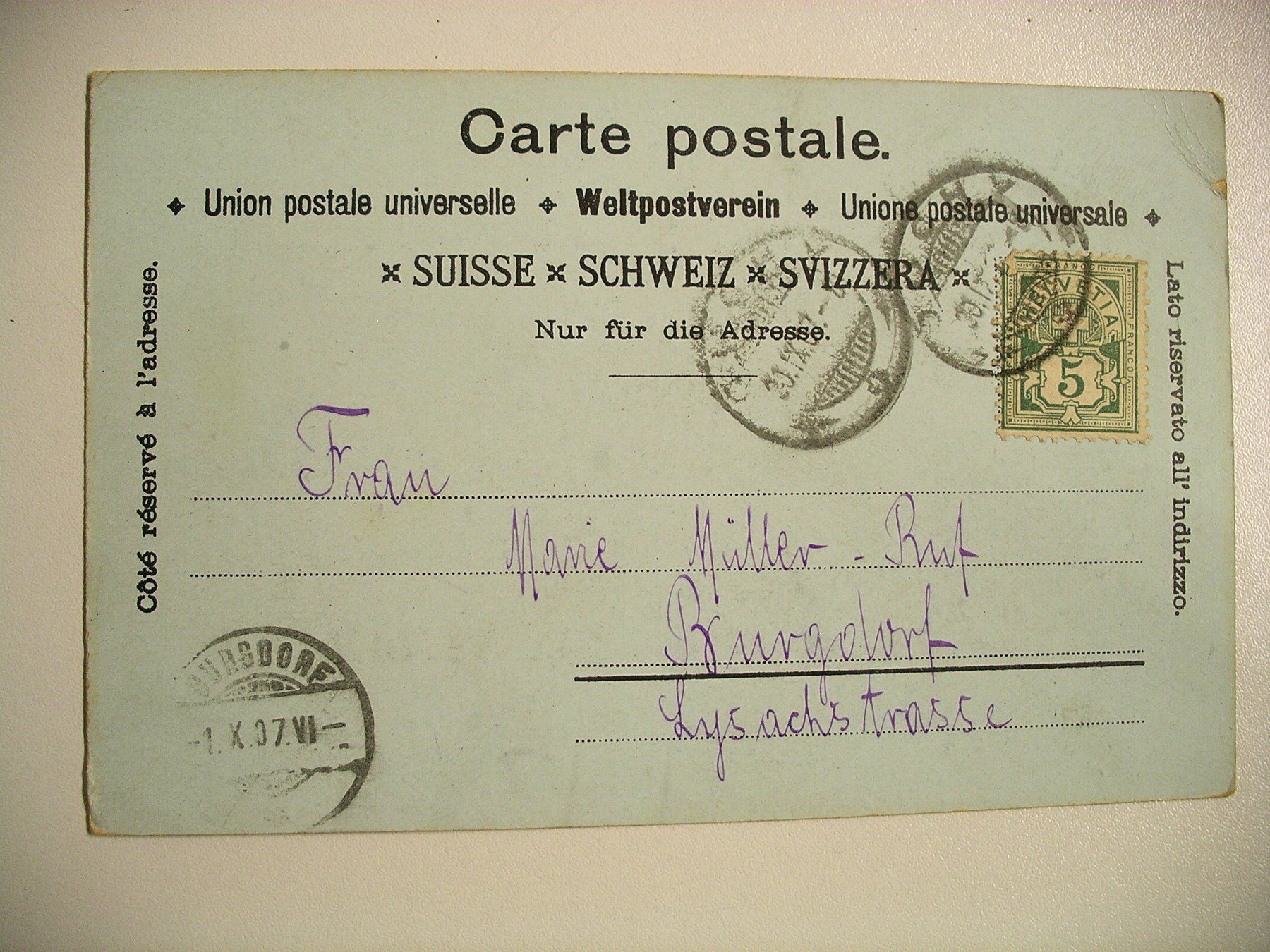 Cartes postales: NachtLithoAK  CHILLON, Lac Léman – D'occasion à Oberhofen am Thunersee par luuping99 1