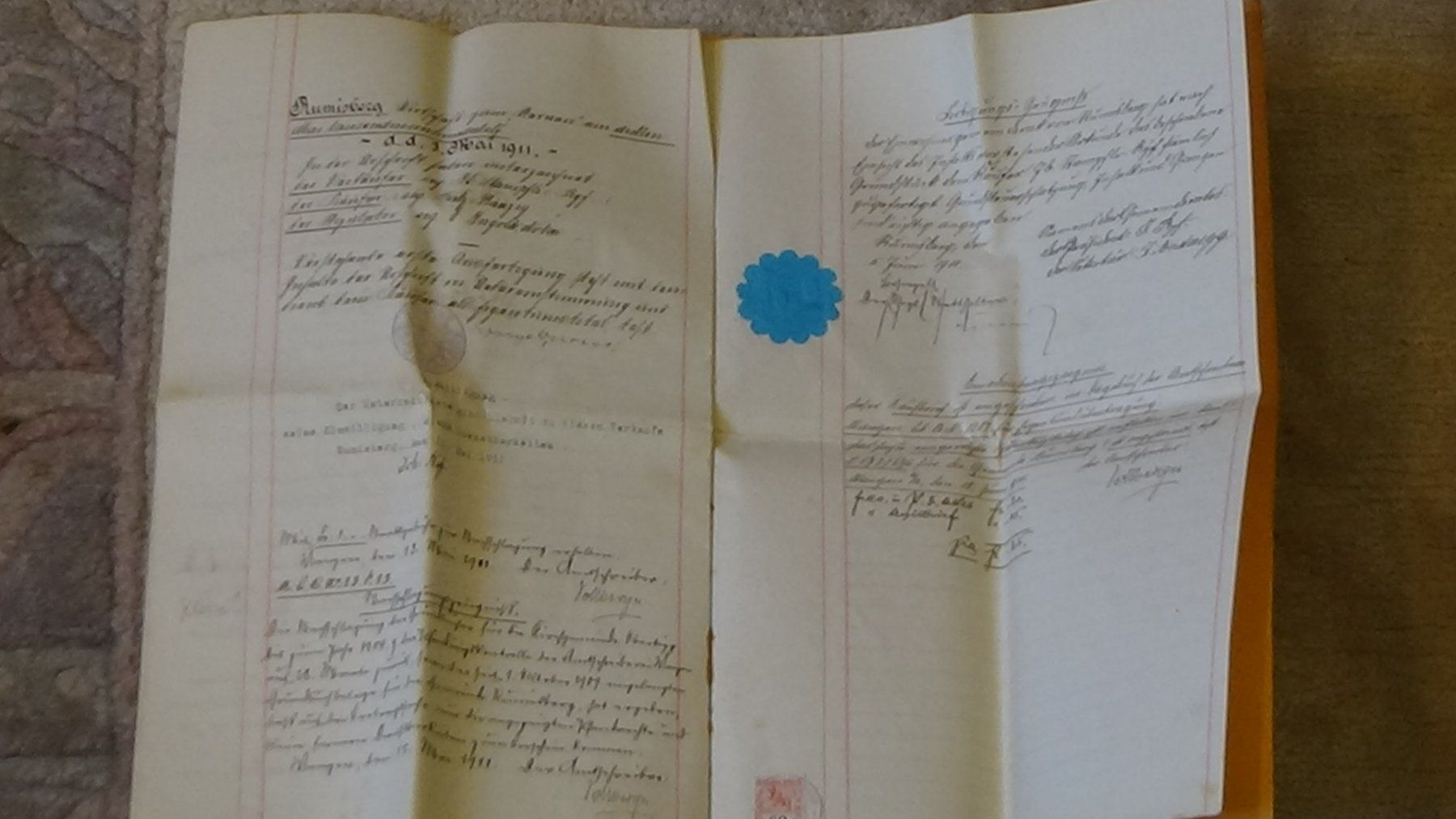 Documenti: Antiker Kaufbrief Rumisberg 1911 – Usato da Wiedlisbach venduto da Bobesch10 2