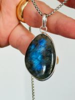 Labradorite Gemstone Handmade Jewelry necklace