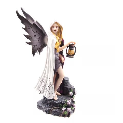 Figuren: Dunkle Fee mit Laterne – Neu und originalverpackt aus Menzingen von fairy123