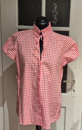 Bluse Rot/Weiss Kariert, Gr. 36 - Top Zustand! VAN LAACK