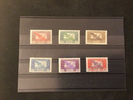 1924 Ungarn Satz Flugpostmarken