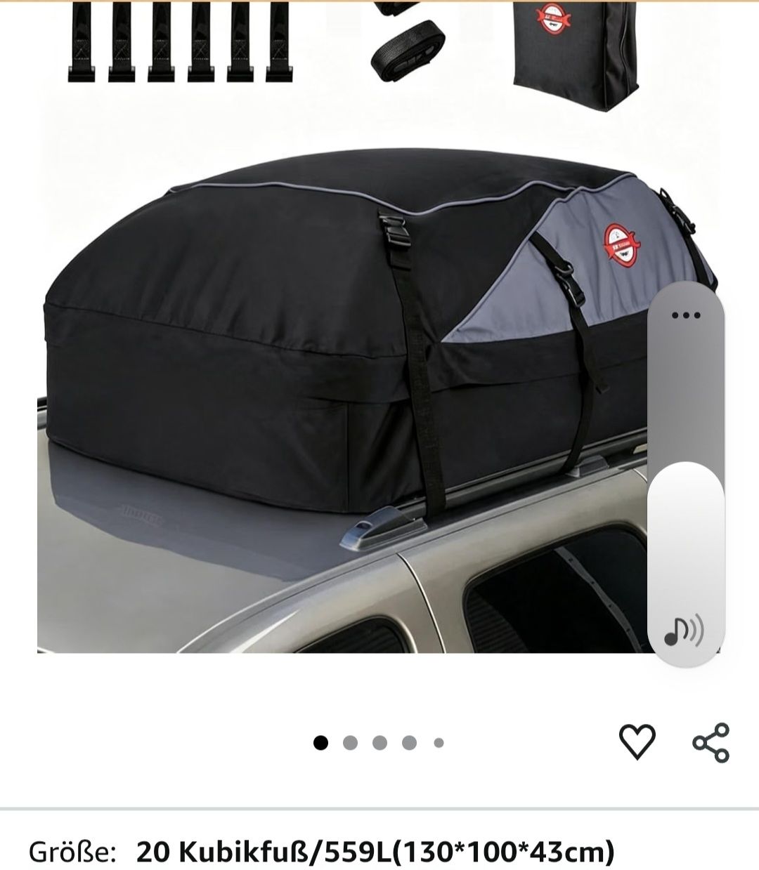 Box da tetto: Auto Dachbox / Dachtasche 559 Liter – Nuovo e nell'imballaggio originale da Lengnau BE venduto da esl_7h6z 1
