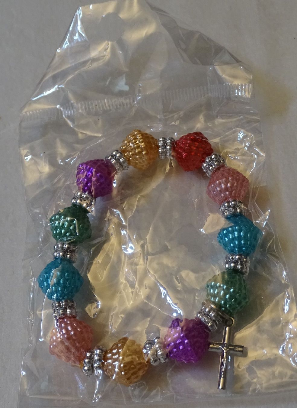 Bracciali & Braccialetti: ***TOP*** Perlen-Armband mit Kreuz - NEU - ***TOP*** – Nuovo e nell'imballaggio originale da Zofingen venduto da Felix459 2