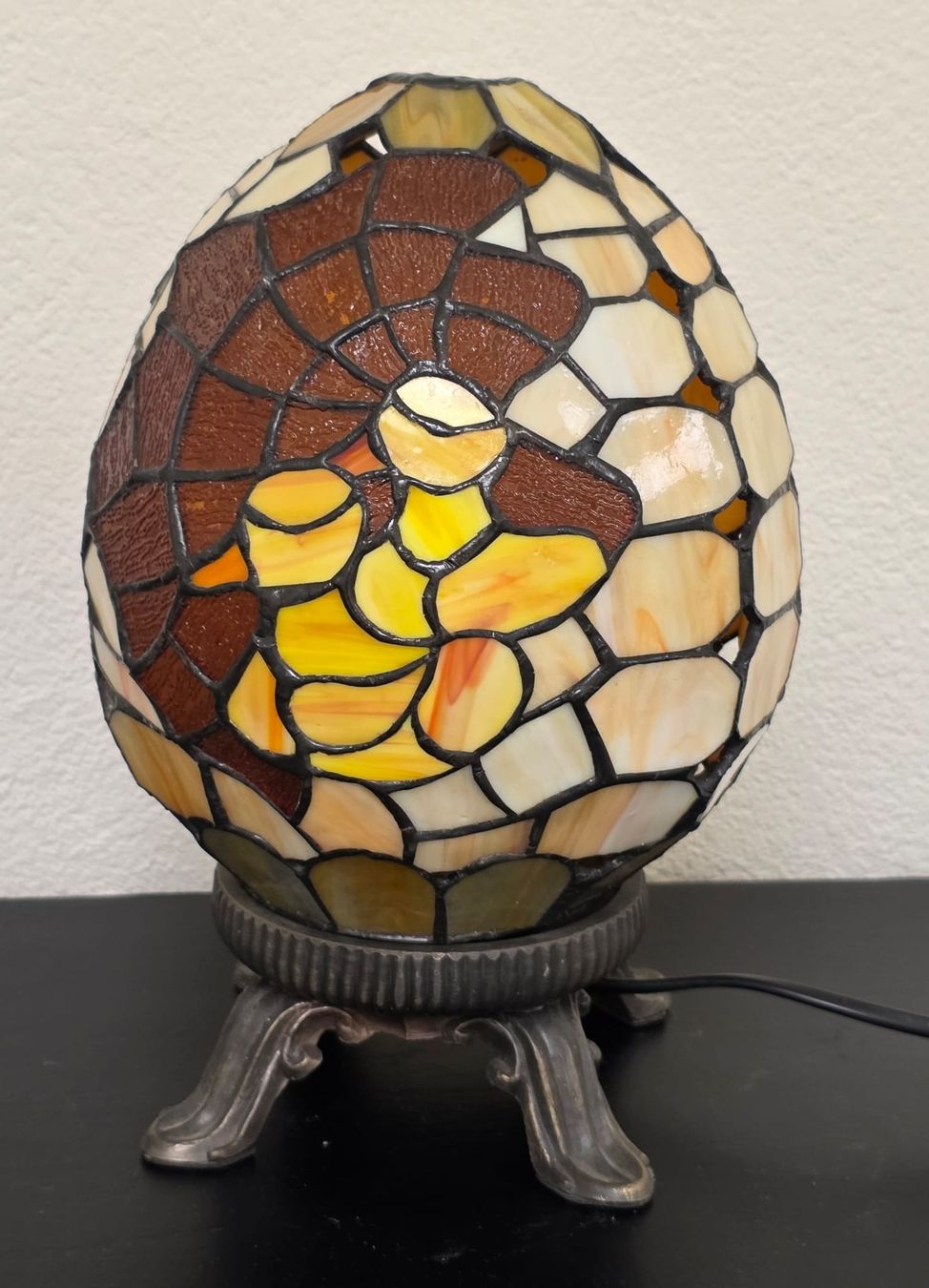 Lampen: Tischlampe Tiffany Stil Ei-Form – Gebraucht aus Rheinsulz von Dred 3