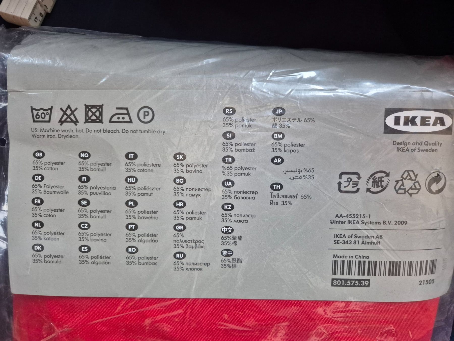 Tessuti: Sofabezug rot 2er IKEA Klippan Granan – Usato da Buchs SG venduto da MStBu 2