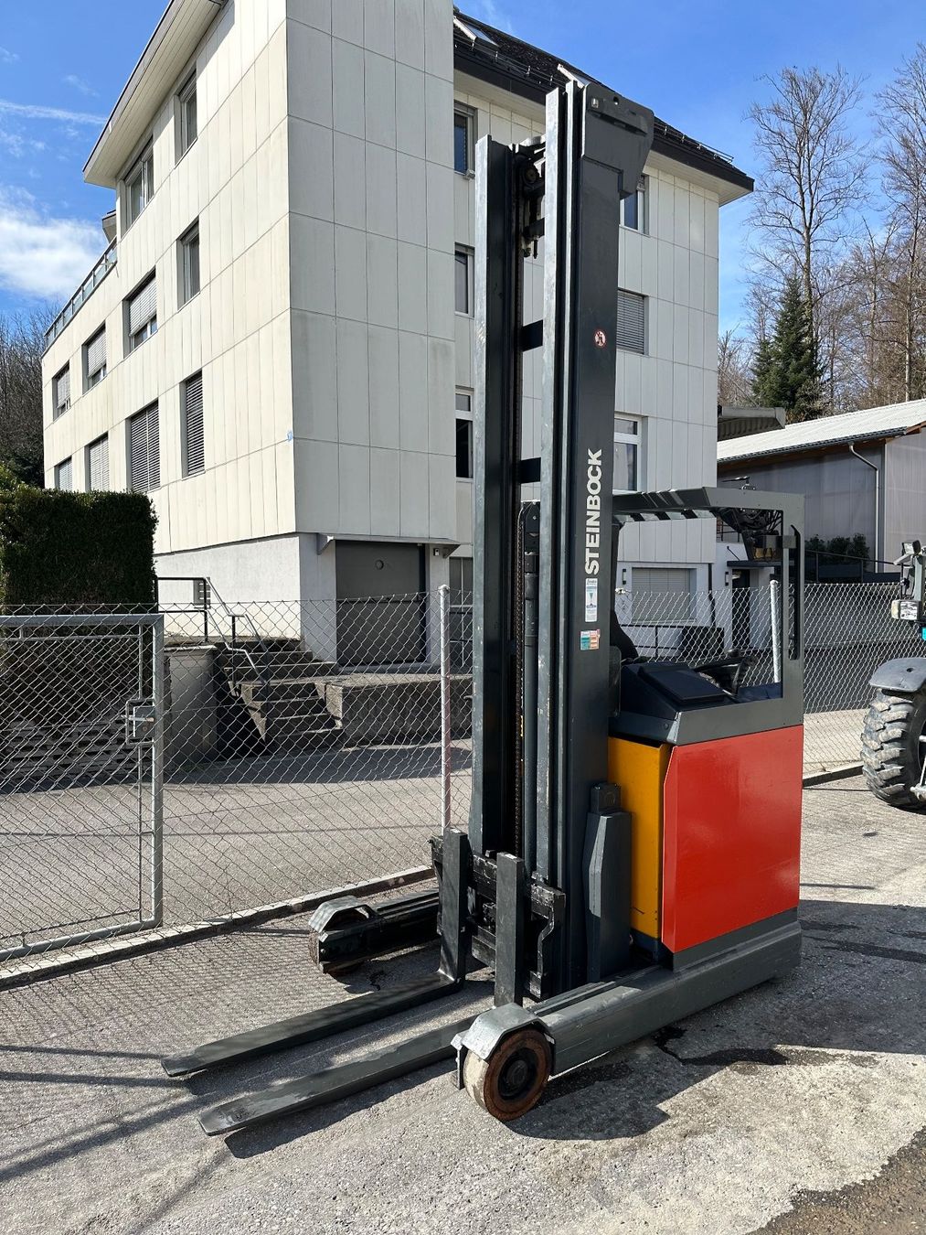 Carrelli elevatori e a forche: STEINBOCK Hochhubwagen, gebraucht 9720mm, Seitenstapler – Usato da Jona venduto da tsbm2 2