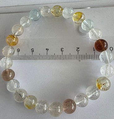 Armbänder & -reifen: Armband Topas bunt, Ø 8mm. – Neu und originalverpackt aus Zetzwil von Sonneblueme987 1