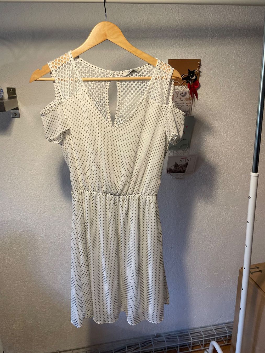 Only Vestiti: Weisses Sommerkleid ONLY, Grösse 34 – Usato da Hubersdorf venduto da JanasHeartTreasures
