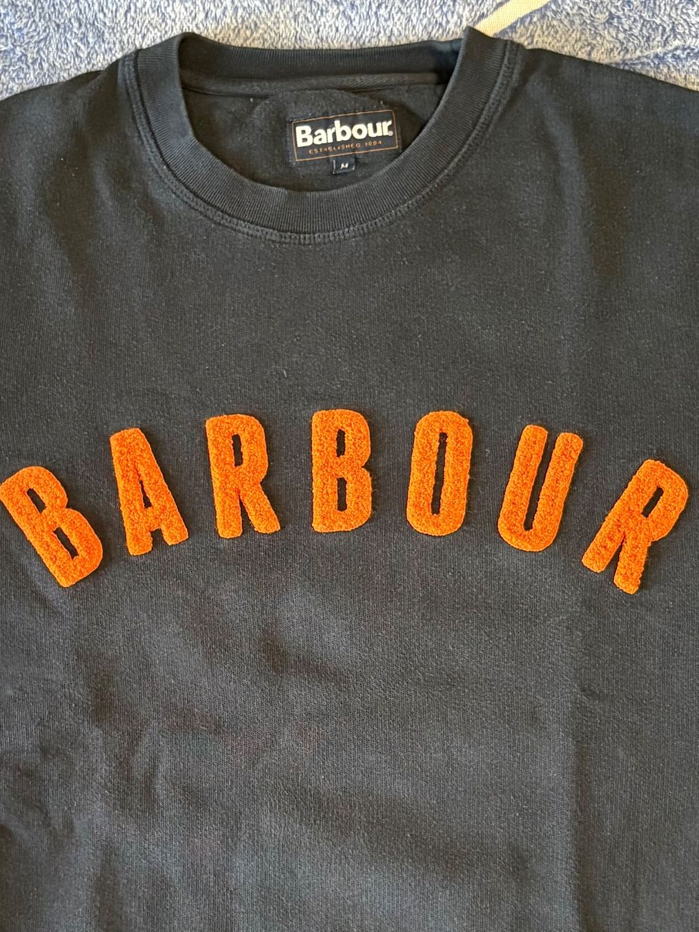 Barbour Maglioni & Felpe: BARBOUR Pullover grau Grösse M Baumwolle, sehr guter Zustand – Usato da Zürich venduto da nadin.nadin2 1