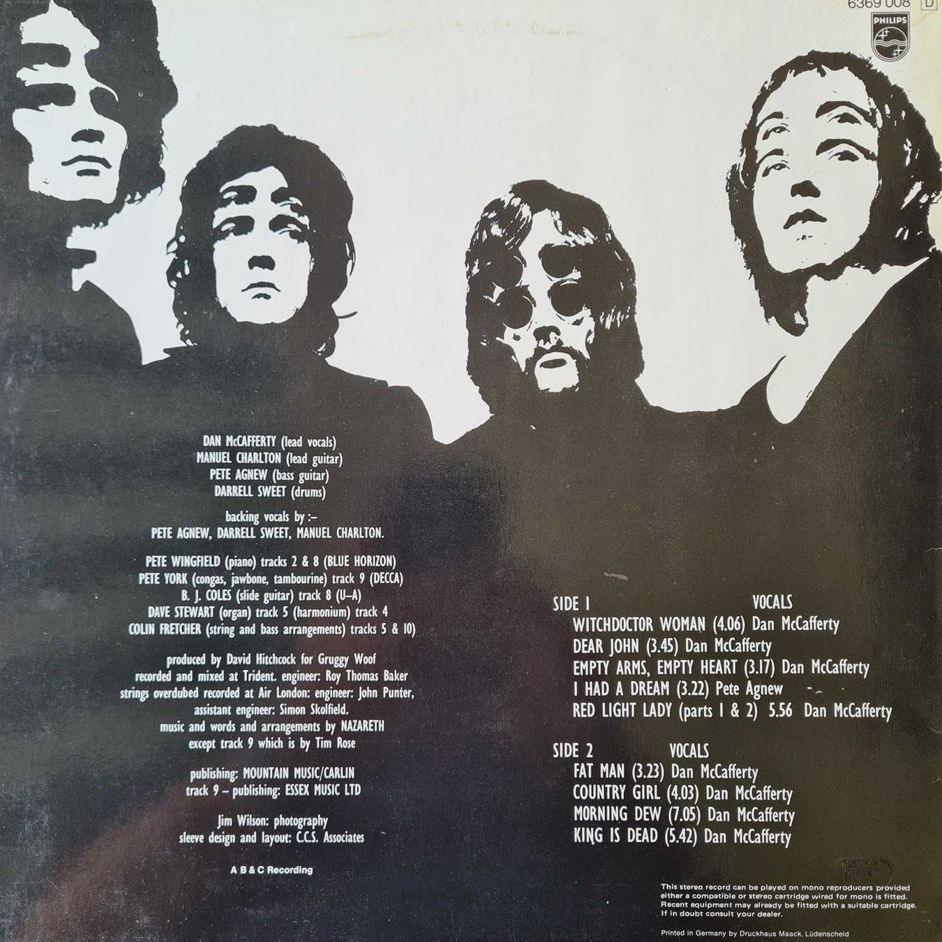 Schallplatten: LP - Nazareth - Nazareth – Gebraucht aus Basel von Solarbebop 1