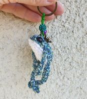 Amigurumi Schlüsselanhänger häckeln Frosch Frog  Neu