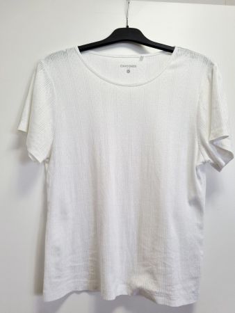 Baumwolle T Shirt weiss L NEU