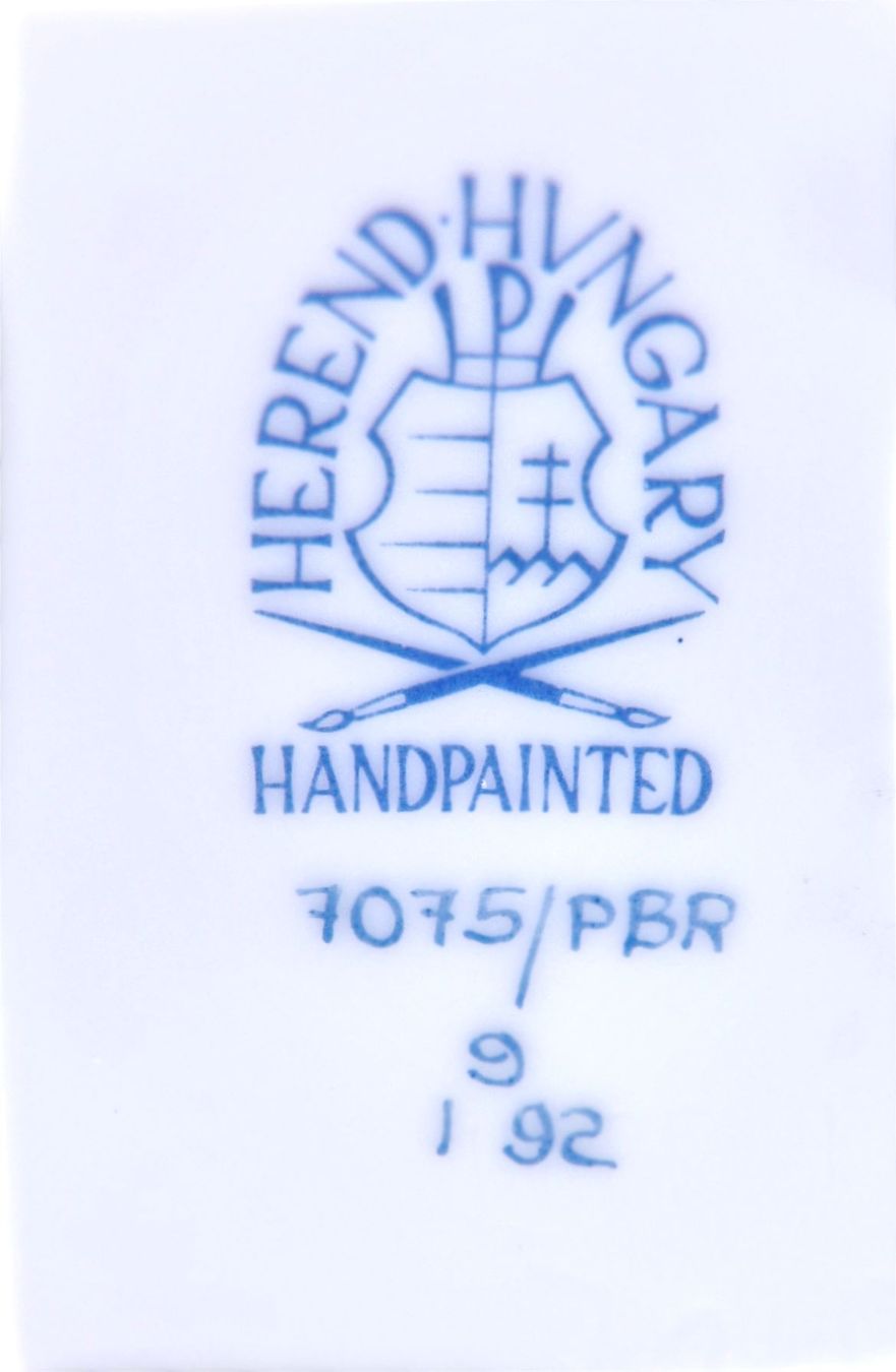 Herend Vasen & Gefässe: grosse Trumpetenvase Herend Ungarn PBR 7075 – Gebraucht aus Langenthal von Antik_Huesli 4