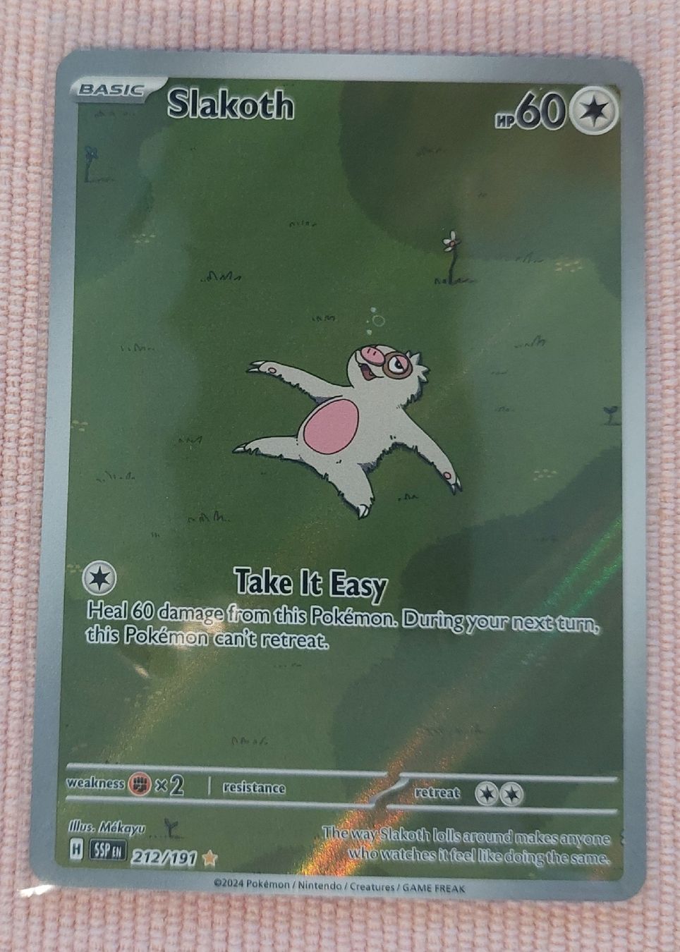 Slakoth ESPEN 212/191 - Pokémon Karte für Sammler! (Neu (gemäss ...