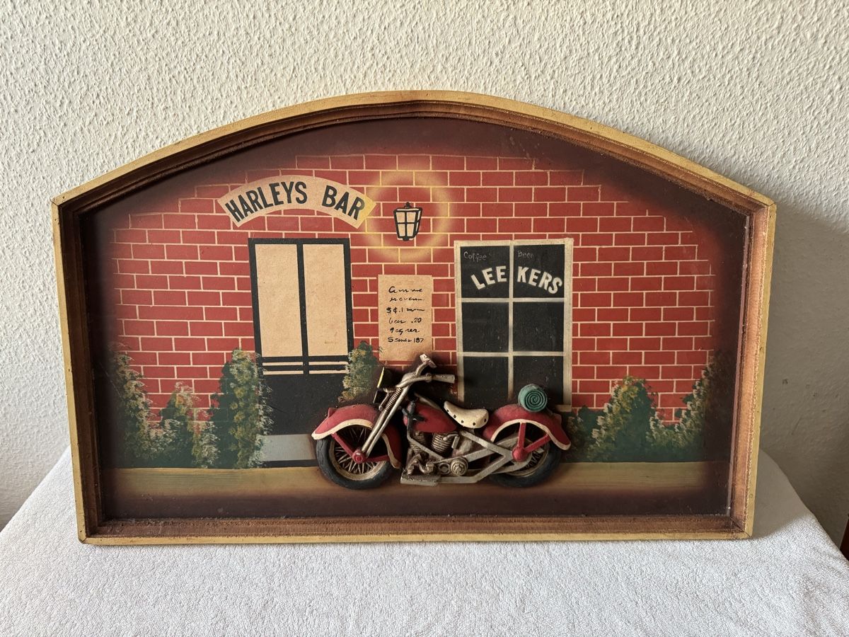 Harley-Davidson Tutte le decorazioni: Holzbild Motorrad Harley – Usato da Lenzburg venduto da Meister_k
