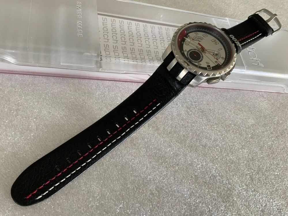 Swatch Montres: Swatch Irony Retrograde 007 MAX ZORIN ★ ungetragen – Neuf avec emballage d'origine à Wettswil par rotonda 4