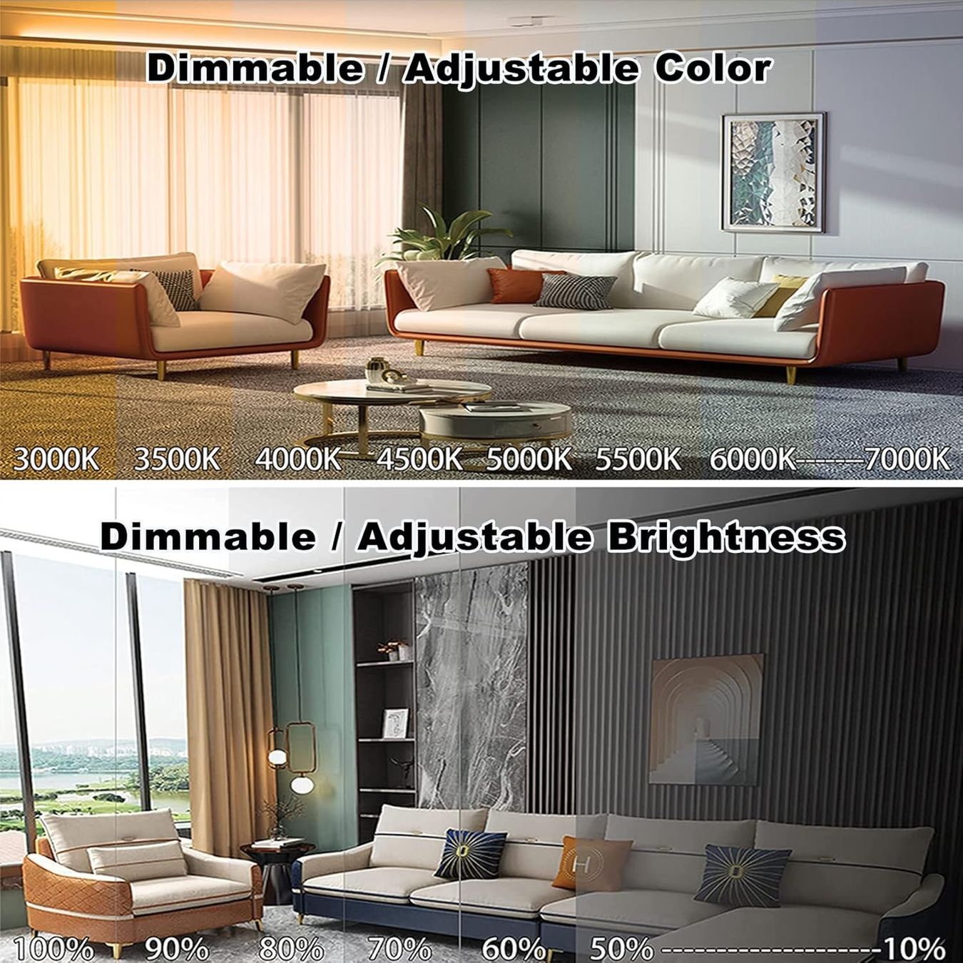 Lustres & lampes de plafonds: Deckenventilator mit Lampe LED dimmbar App & FB – Neuf avec emballage d'origine à Zürich par ausverkauf50 2
