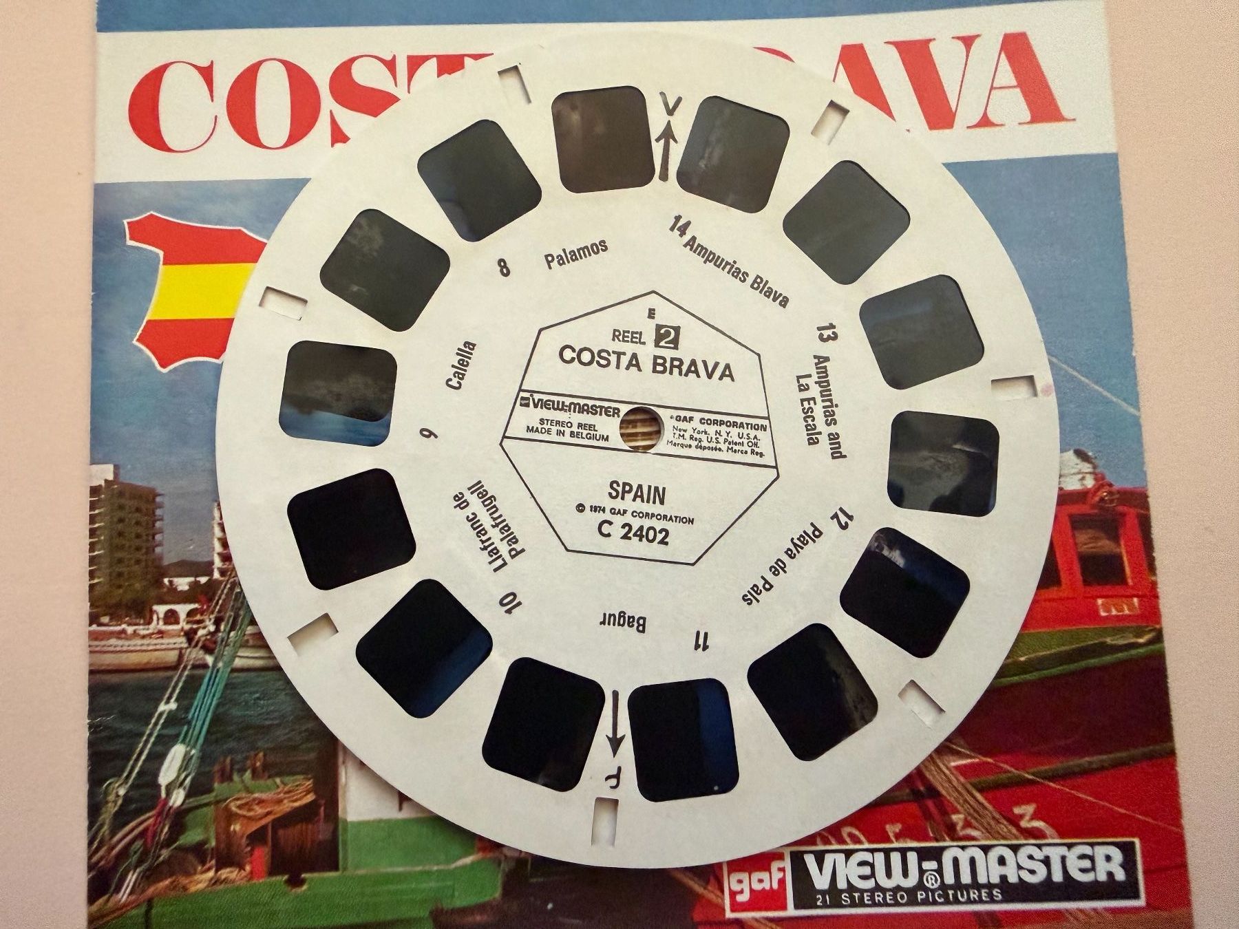 View-master Giocattoli: View-Master 3D:Nr. C 240 COSTA BRAVA SPAIN – Usato da Tegerfelden venduto da siebenmacky 3