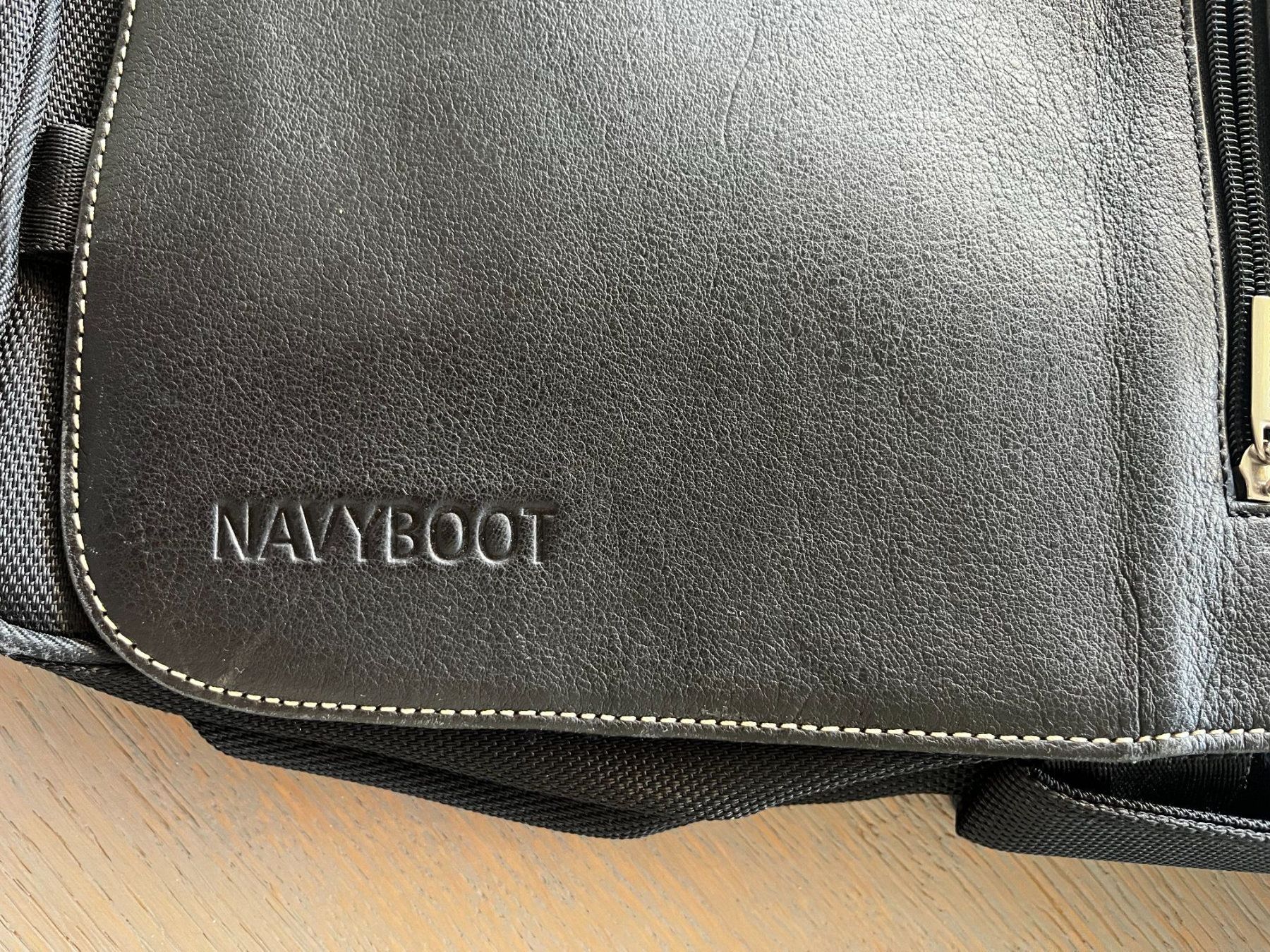 Navyboot Taschen: Navyboot-Leder-Laptop-Tasche – Gebraucht aus Hildisrieden von Rolando14 2