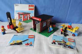 kleine Garage, Set 361 (1979) mit Sets 643 + Set 670
