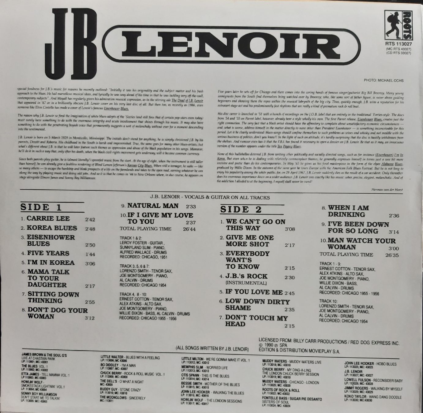 Vinyles: J.B. LENOIR:  – D'occasion à Frick par kyb_yq8h 1