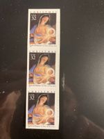 USA 1996 3er-Strei. 32c Weihnachten selbstklebend postfrisch