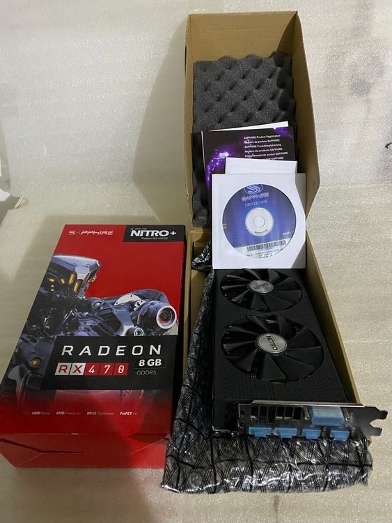 Amd Schede grafiche: SAPPHIRE NITRO+ Radeon RX 470 + 8G GDDR5 – Usato da Bülach venduto da samang