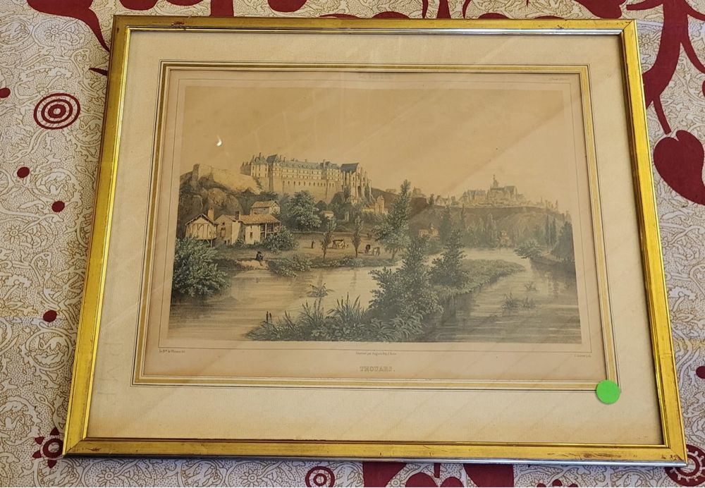 Lithographie Ancienne Originale – La Natation & Les Plongeons Par Tamagno (1862)