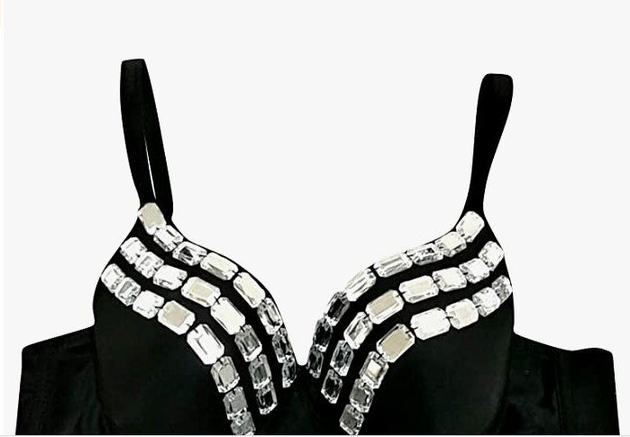 Top: BH Bustier Oberteil schwarz mit Strass S-M Vimoli neu – Nuovo (secondo la descrizione) da Oberterzen venduto da fla_2f9q