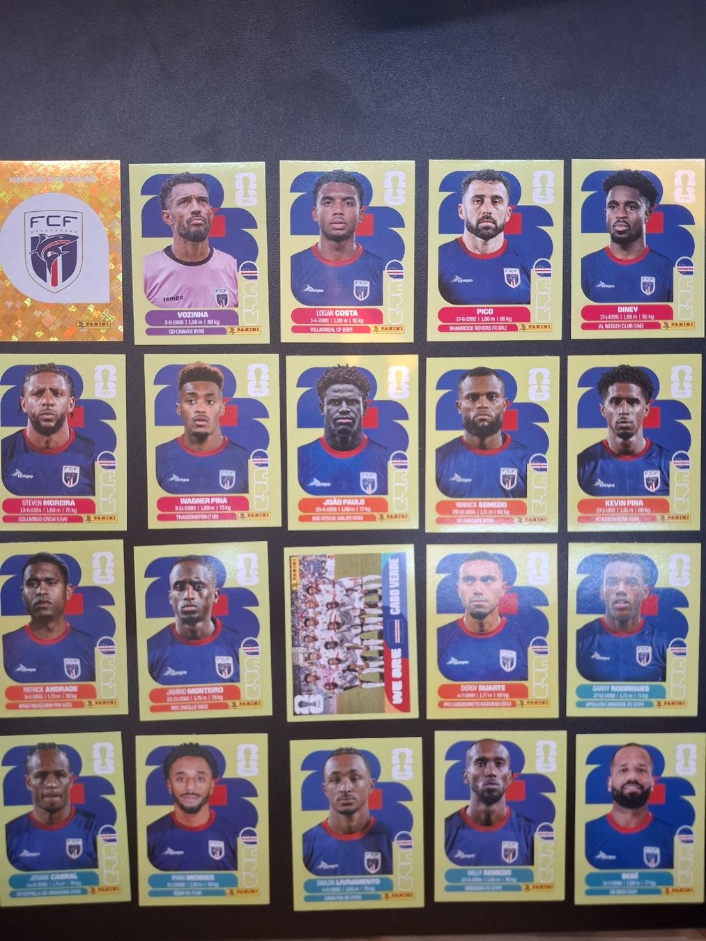 Panini Carte collezionabili: Panini ganzes Team Kap Verde  – Nuovo (secondo la descrizione) da Lieli venduto da Andrin.1901