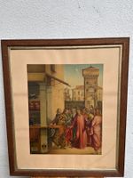 Superbe gravure représentant La Vocation de saint Matthieu