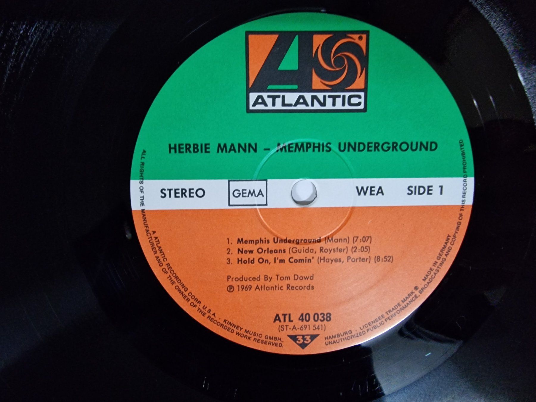 Dischi in vinile: Herbie Mann LP – Memphis Underground – Usato da Root venduto da atelier22 2
