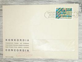 TR17 Enveloppe + Timbre Suisse 1972
