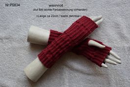 Pulswärmer mit Daumenloch