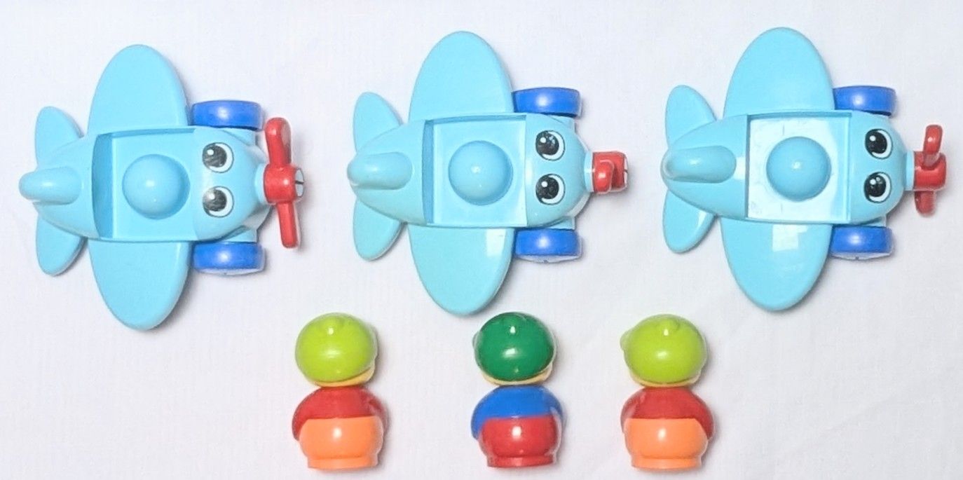 Lego Spielzeuge: 6er Set - LEGO Primo - Flugzeug - Figuren – Neu (gemäss Beschreibung) aus Wängi von ABIZONE-86 5