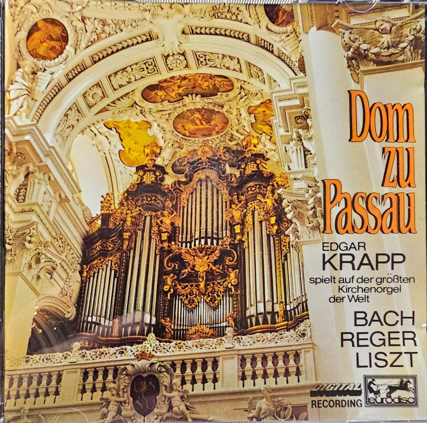 CDs: Edgar Krapp - Dom Zu Passau – Gebraucht aus Wahlen b. Laufen von Cg10