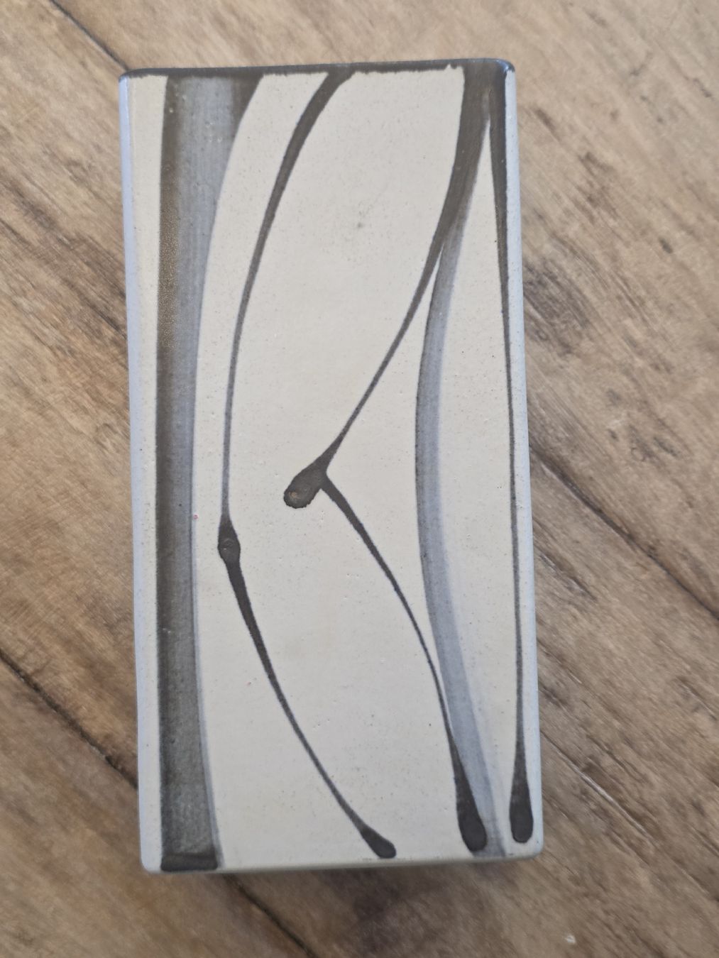 Vasen & Gefässe: Studio Keramik Quader Vase gemarkt HAK Denmark Stil 24cm – Gebraucht aus Liestal von Find_the_rare_stuff 1