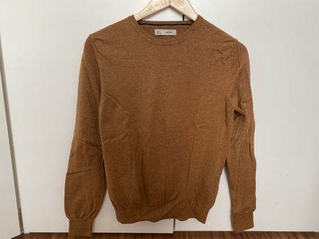 Pull Celio marron taille S, Homme.