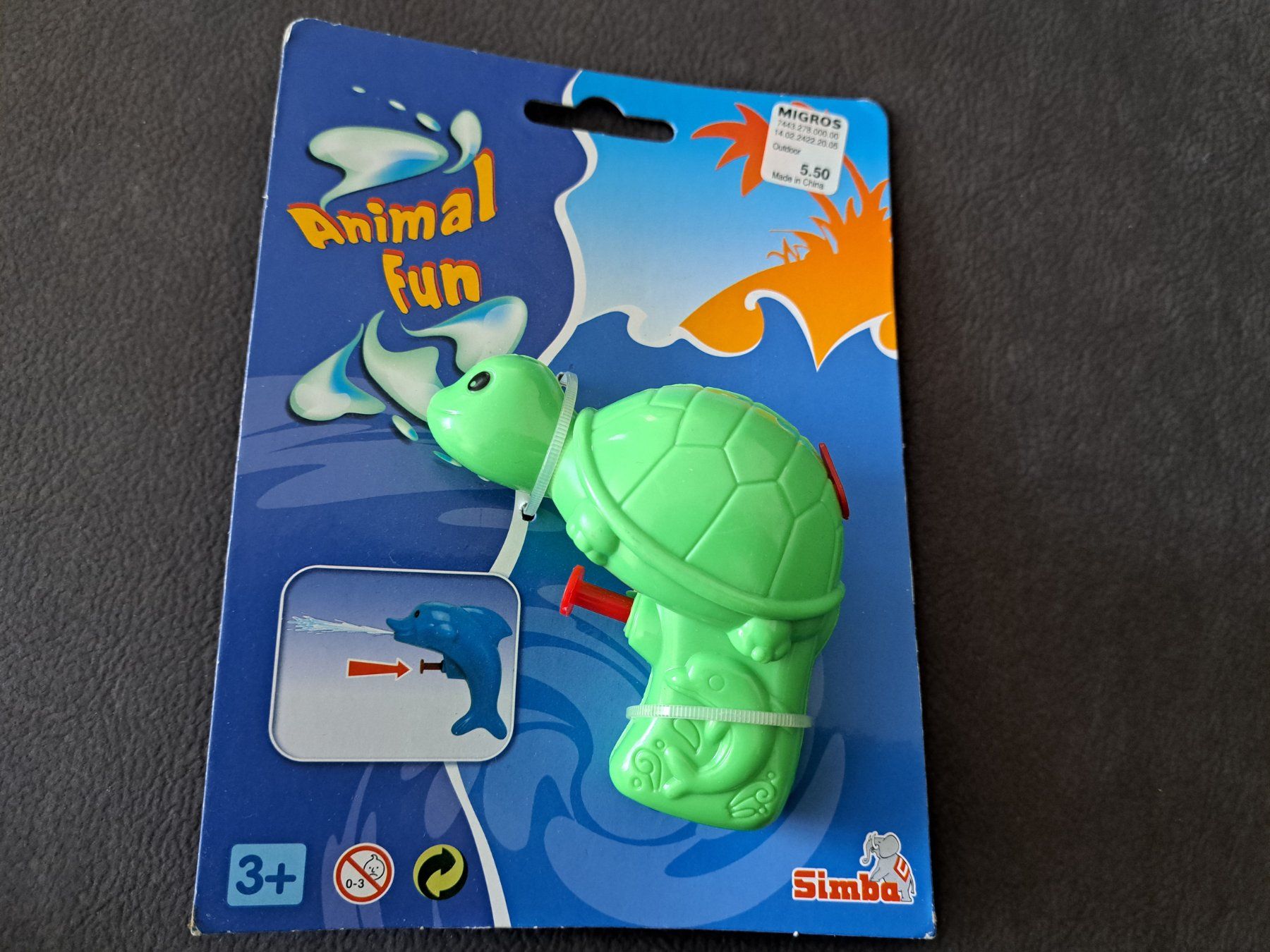 Giocattoli: Wasserspritze Schildkröte Simba NEU – Nuovo e nell'imballaggio originale da Killwangen venduto da KIANA08