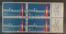3952) 313, Flughafen Zürich ET im 4-Block Kt. 110.-++