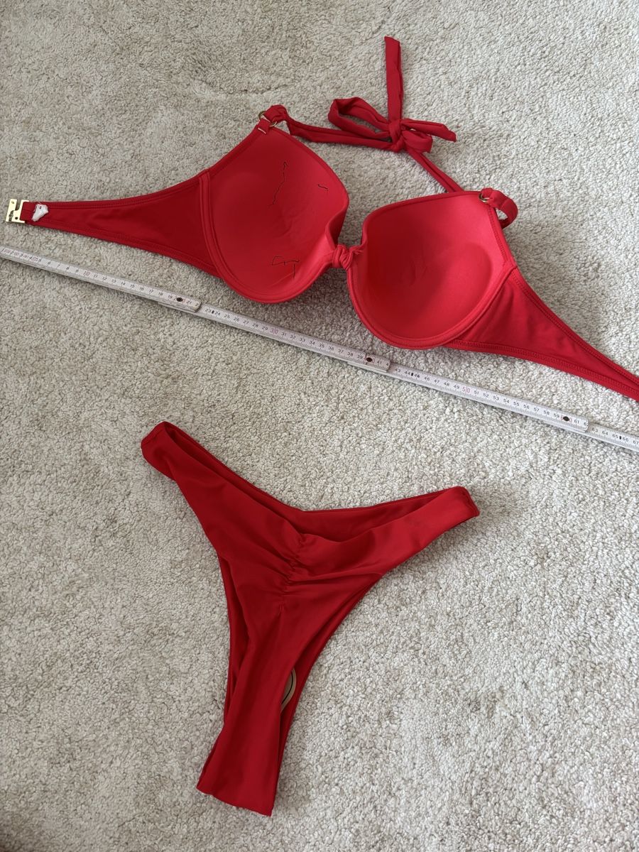 Costumi da bagno & Bikini: Bikini Set rot Neckholder neu Gr. M – Nuovo e nell'imballaggio originale da Basel venduto da DressDrop 4