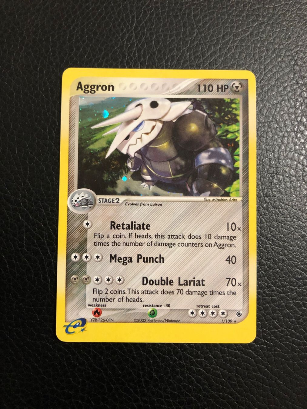 Pokémon Carte collezionabili: 2003 Ex Ruby & Sapphire - Aggron Holo 1/109 Ab 1 – Usato da Paradiso venduto da Pkmn10