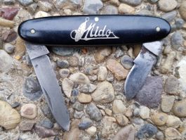 Mido Uhrenmesser Sackmesser Taschenmesser Couteau selten rar