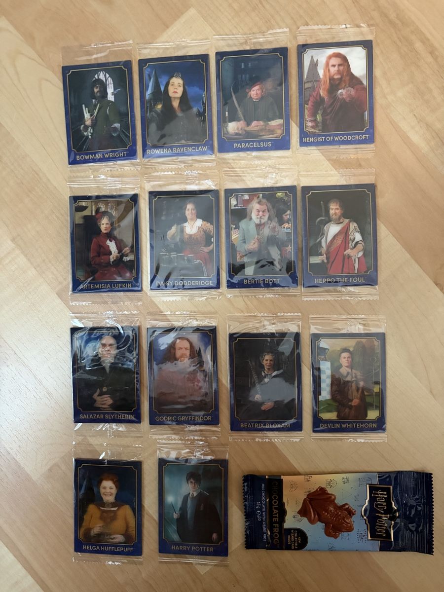 Sammelbilder & Trading cards: Harry Potter Schoggy Frog Karten Sammlung Lenticular – Neu (gemäss Beschreibung) aus Galgenen von Miachelle 2