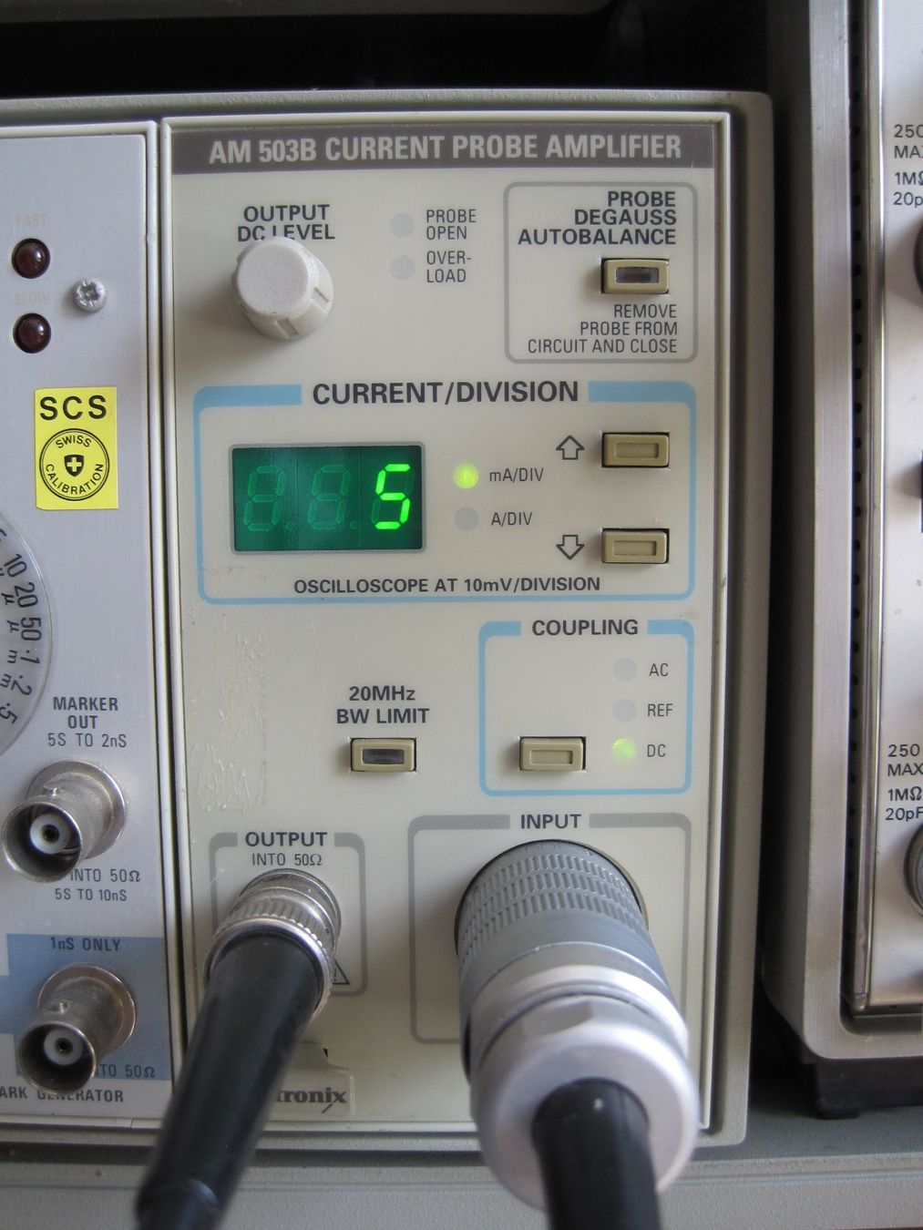 Messen: Tektronix Current Probe Amplifier AM503B – Gebraucht aus Dietwil von Jaenzi